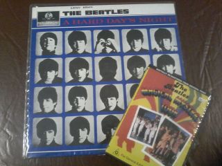 The Beatles Vinyl Lp,  " A Hard Days Night,  Bonus Dvd " Magical Mystery Tour " Ex,