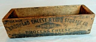 Vintage Brodhead American Process Cheese & Cold Storage Co.  Box