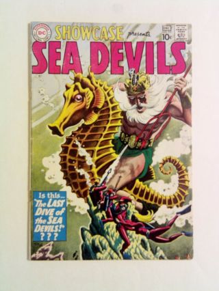 Showcase 29 Dc 1960 Vg - Grey - Tone Cover 3rd App Sea Devils $73 Opg Russ Heath