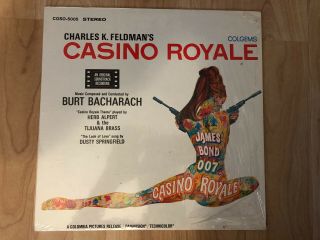 Burt Bacharach ‎– Casino Royale Soundtrack 1967 Colgems Como - 5005 Mono Vinyl Vg