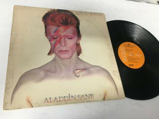 David Bowie Aladdin Sane Rock Record Lp Vinyl Album