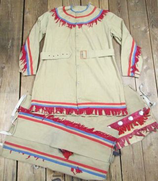 Vintage Improved Order Of Red Men Fraternal Uniform Costume Ward Stilson Indian