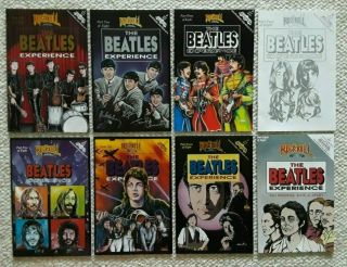 The Beatles Experience 1 - 8 Complete Comic Book Run Revolutionary Comics Ex Cond