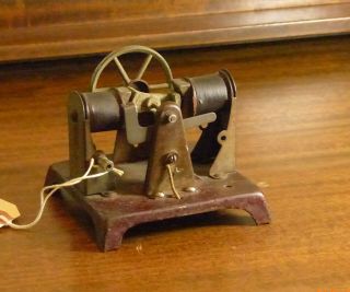 Vintage Antique twin coil Toy Electric motor Early 1910 - 1920 3
