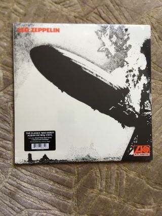 Led Zeppelin 1st Lp Self Titled Remastered Jimmy Page 180 Gram Vinyl Lp