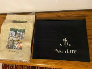 Partylite Consultant Table Cloth & 2 Bags For Displays,  Parties,  Vendor Events