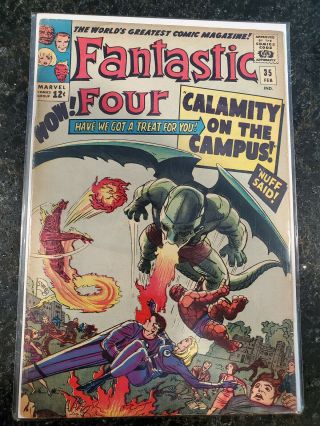 Fantastic Four 35,  1965,  1st Appearance Of Dragon Man