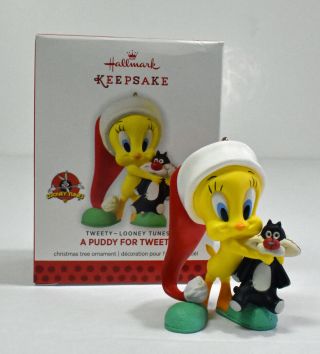 2013 Hallmark Keepsake A Puddy For Tweety Looney Tunes Sylvester Ornament