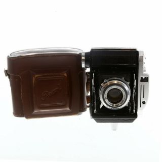 Vintage Konishiroku Pearl Iii Camera With Hexar 75mm F/3.  5 Lens - Ep