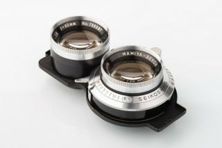Mamiya - Sekor 80mm f/2.  8 for C C22,  C220,  C33 C330 camera,  vintage silver version 2
