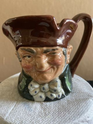 Vintage Royal Doulton " Olde Charley " Small Character Toby Jugs Mug Cup 3” D5527