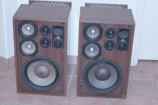 Sansui Sp - 2500x Vintage 3 - Way 5 - Speaker Hi - Fi Speakers