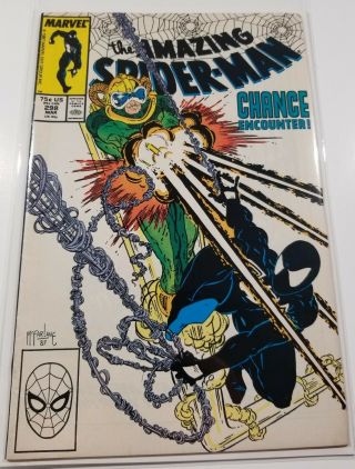 The Spider - Man 298 1st Todd Mcfarlane & Venom Cameo Marvel 1987