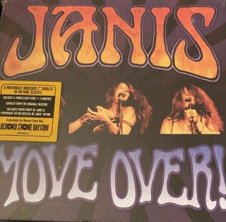 Janis Joplin Move Over Rare Orig Rsd Ltd Ed Edition 4x Unreleased 7 " Box