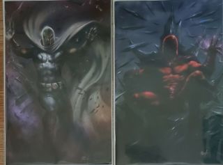 Giant - Size X - Men Magneto 1 Lucio Parrillo Virgin & Virgin White Set Marvel