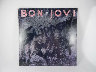 Bon Jovi " Slippery When Wet " Lp Album Mercury 422 830 - 264 - 1 1986 Vg,  Ex Vinyl