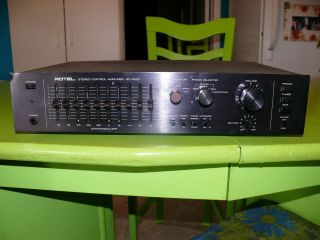 Vintage Rare Rotel Rc - 1000 Preamplifier 1978 Serviced Recapped