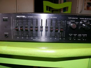 Vintage rare Rotel Rc - 1000 preamplifier 1978 serviced recapped 2