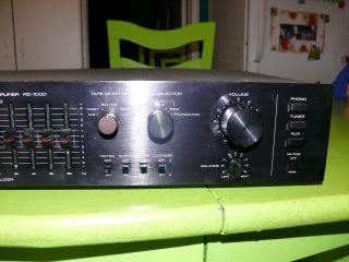 Vintage rare Rotel Rc - 1000 preamplifier 1978 serviced recapped 3
