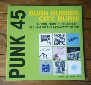 V/a - Punk 45: Burn Rubber City,  Burn 2lp,  2015,  Soul Jazz Records