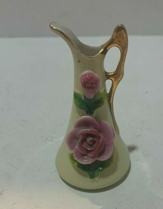 Vintage Maruyama Miniature Vase Made In Occupied Japan 3” Tall