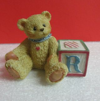 Miniature Cherished Teddies Bear with ABC 