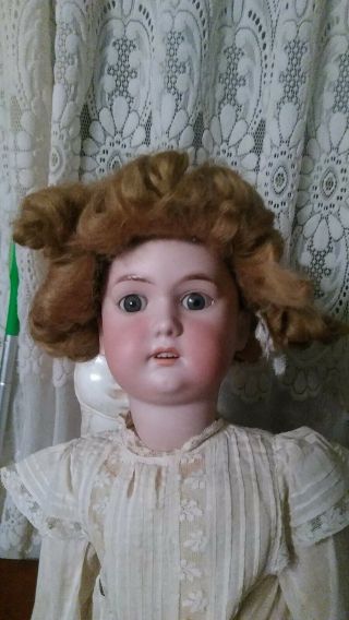 Antique Bisque Head C.  M.  Bergmann Simon & Halbig Doll 24 " Composition Body Ii