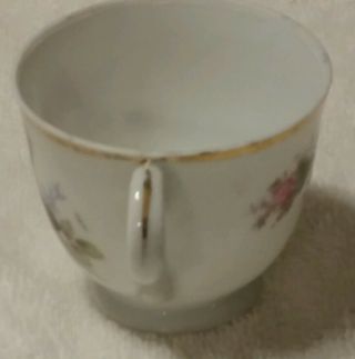 Mini Tea Cup And Saucer Made In Japan Floral Pattern Rose 3