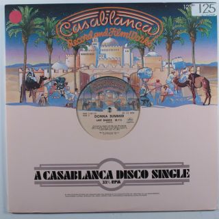 Donna Summer Last Dance Casablanca 12 " Vg,