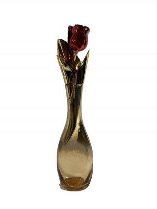 Vintage Avon Empty Bottle Rose Bottle Elegante Cologne - Empty Collectible Rose