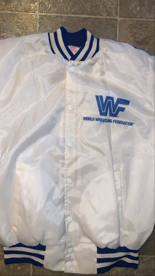Vintage WWF Ultimate Warrior ChalkLine Fanimation Jacket 80’s Sz M 3