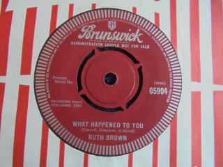 Ruth Brown - Yes,  Sir,  That ' s My Baby 1964 UK 45 BRUNSWICK DEMO 2