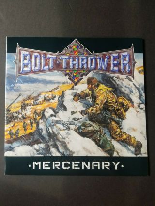 Bolt Thrower - Mercenary.  Official 2011 White Vinyl.  Benediction.  Grave.  Deicide
