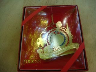 75th Macy’s Thanksgiving Day Parade Christmas Ornament 2001