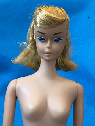 Vintage Blonde Swirl Ponytail Barbie Doll Japan Stunning