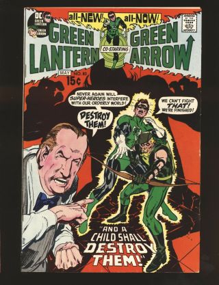 Green Lantern 83 - Neal Adams Cover & Art Vf Cond.