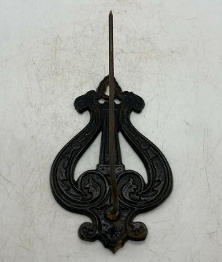 Antique Vintage Decorative Cast Iron Wall Hanger Hanging Hook Steampunk