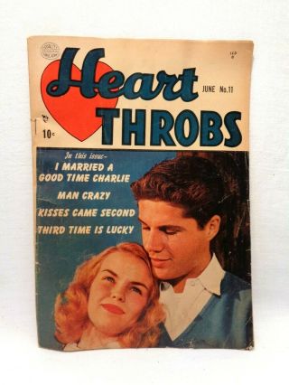 Heart Throbs Comic Book,  Golden Age,  June 1952,  No.  11