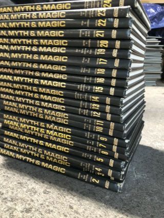 Vintage Man Myth Magic 22/24 Vol Book Set Encyclopedia Supernatural Cavendish