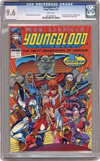 Youngblood 1 Cgc 9.  6 1992 0271663012