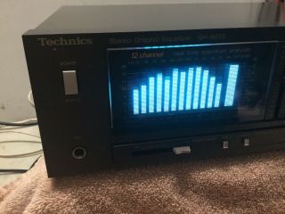 Vintage Technics SH - 8055 Stereo Graphic Equalizer - Spectrum Analyzer 2