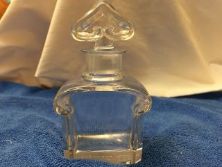 Baccarat Guerlain Perfume Bottle Vtg