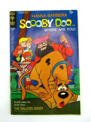 Scooby Doo Where Are You 2 June 1970 Gold Key Comic Book Galleon Ghost Rare
