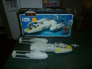 Vintage Star Wars Rotj Y - Wing Fighter In The Box