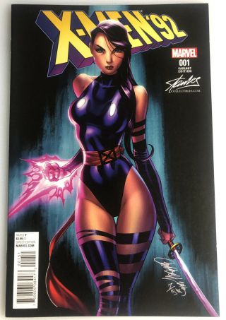 X - Men ‘92 1 Psylocke Color Marvel Variant Edition By Campbell