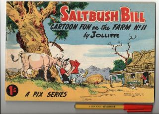 1951 Australian Saltbush Bill Cartoon Fun On The Farm Edition No.  11 Jolliffe