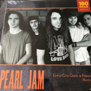 Pearl Jam " Civic Centre Pensacola,  1994 - 2x Yellow Vinyl Lp - &