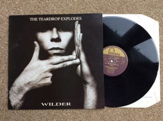 The Teardrop Explodes Wilder Vinyl Lp 1989 Fontana 836 896 - 1 Vg,  /vg,