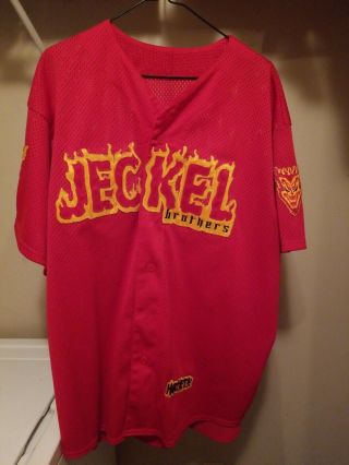 Vintage Rare Icp Jeckel Bros Baseball Jersey Size Xl Juggalo