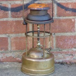 Vintage Tilley Pork Pie X246 Pressure Kerosene Lamp Lantern Light Oil Burner Old